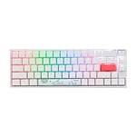 Ducky One 2 SF White RGB MX Red Layout ES  Teclado
