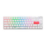 Ducky One 2 SF White RGB MX Red Layout ES  Teclado