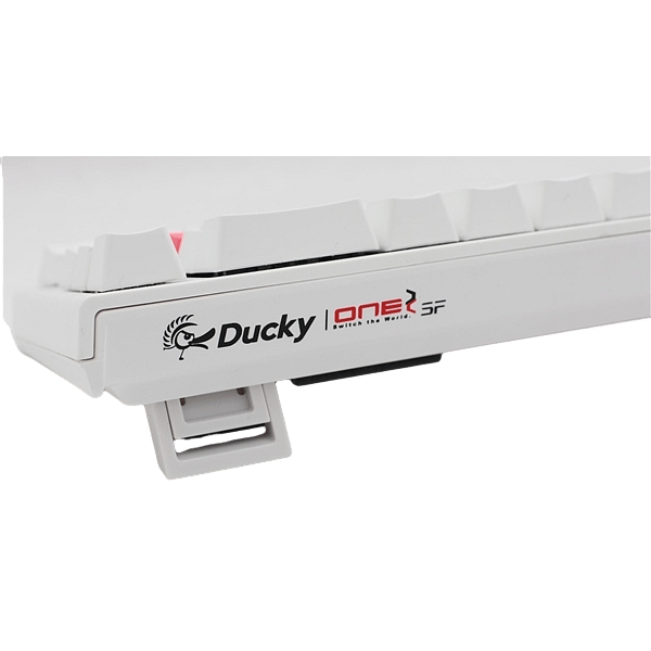 Ducky One 2 SF White RGB MX Red Layout ES  Teclado