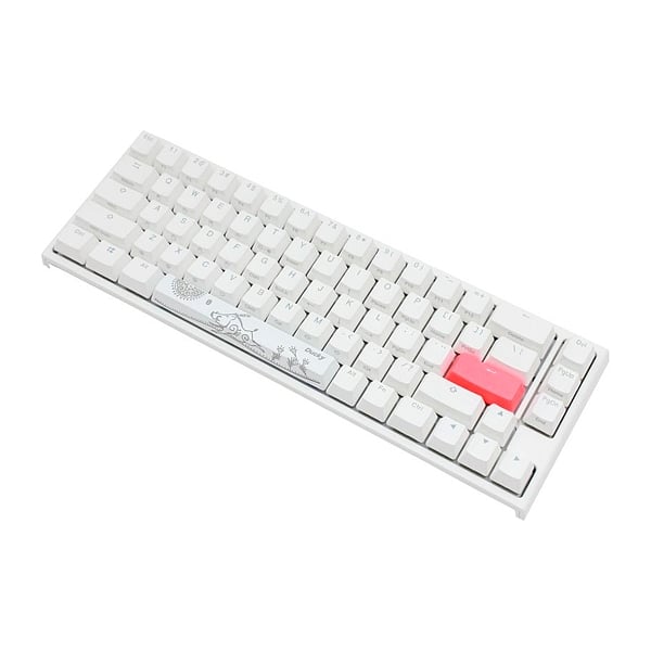 Ducky One 2 SF White RGB MX Brown Layout ES  Teclado