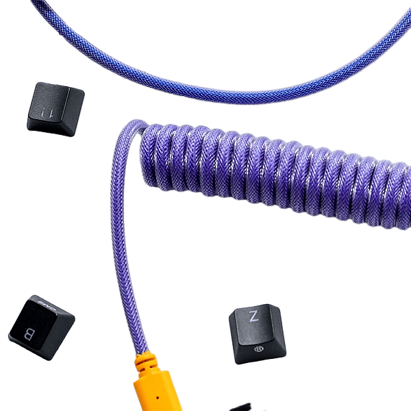 Ducky Premicord Horizon Custom USB C 18mts espiral  Cable