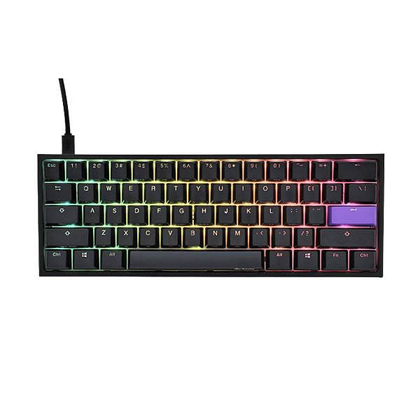 Ducky ONE 2 PRO Classic Mini 60  Gateron Yellow RGB PBT  Teclado
