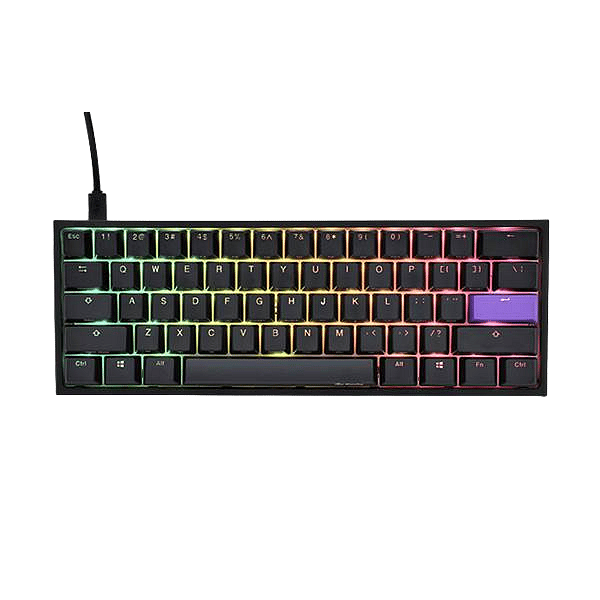 Ducky ONE 2 PRO Classic Mini 60  Gateron Yellow RGB PBT  Teclado