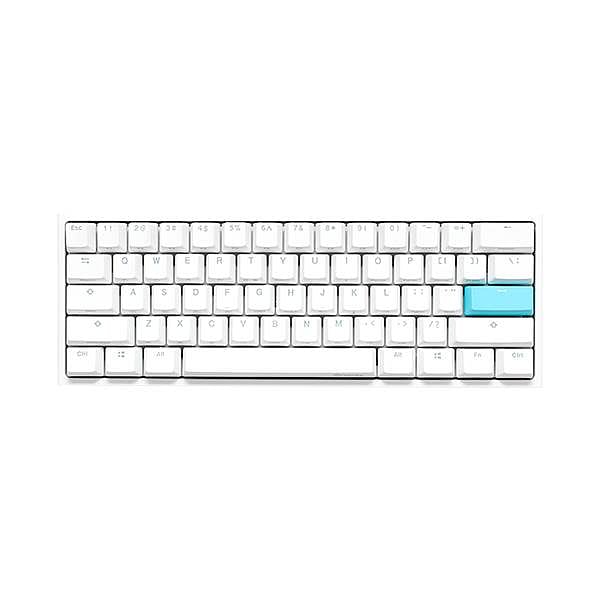 Ducky ONE 2 PRO Classic Mini 60 Pure White  Kailh Brown RGB PBT  Teclado