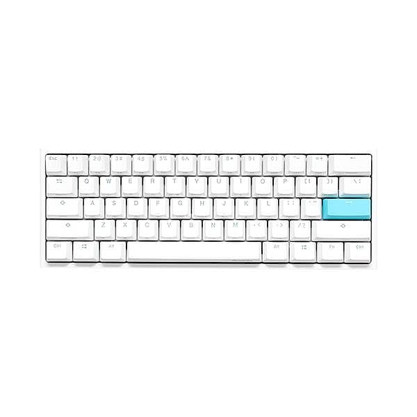 Ducky ONE 2 PRO Classic Mini 60 Pure White  Gateron Yellow RGB PBT  Teclado