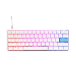 Ducky ONE 2 PRO Classic Mini 60 Pure White  Gateron Yellow RGB PBT  Teclado