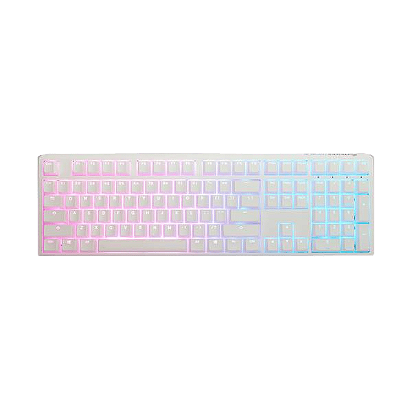 Ducky ONE 3 Classic FullSize Pure White Hotswappable MXBrown RGB PBT  Teclado