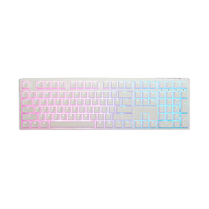 Ducky ONE 3 Classic FullSize Pure White Hotswappable MXRed RGB PBT  Teclado