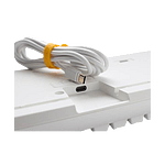 Ducky ONE 3 Classic FullSize Pure White Hotswappable MXClear RGB PBT  Teclado Ducky ONE 3 Classic FullSize Pure White Hotswappable MXClear RGB PBT  Teclado