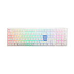 Ducky ONE 3 Classic FullSize Pure White Hotswappable MXSilent Red RGB PBT  Teclado