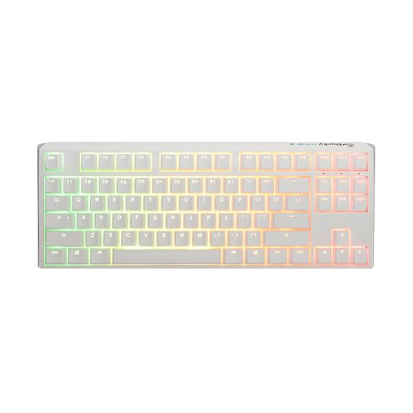 Ducky ONE 3 Classic TKL Pure White Hotswappable MXSilver RGB PBT  Teclado
