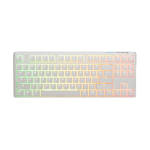 Ducky ONE 3 Classic TKL Pure White Hotswappable MXSilent Red RGB PBT  Teclado