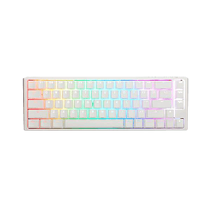Ducky ONE 3 Classic SF 65 Pure White Hotswappable MXRed RGB PBT  Teclado