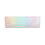 Ducky ONE 3 Classic SF 65 Pure White Hotswappable MXSilent Red RGB PBT  Teclado