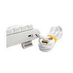 Ducky ONE 3 Classic SF 65 Pure White Hotswappable MXSilent Red RGB PBT  Teclado