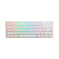 Ducky ONE 3 Classic Mini 60% Pure White Hot-swappable MX-Silver RGB PBT - Teclado