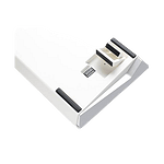Ducky ONE 3 Classic Mini 60 Pure White Hotswappable MXSilver RGB PBT  Teclado