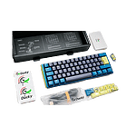 Ducky One 3 Daybreak Mini 60 Hotswappable MXBlue RGB PBT  Teclado Ducky One 3 Daybreak Mini 60 Hotswappable MXBlue RGB PBT  Teclado