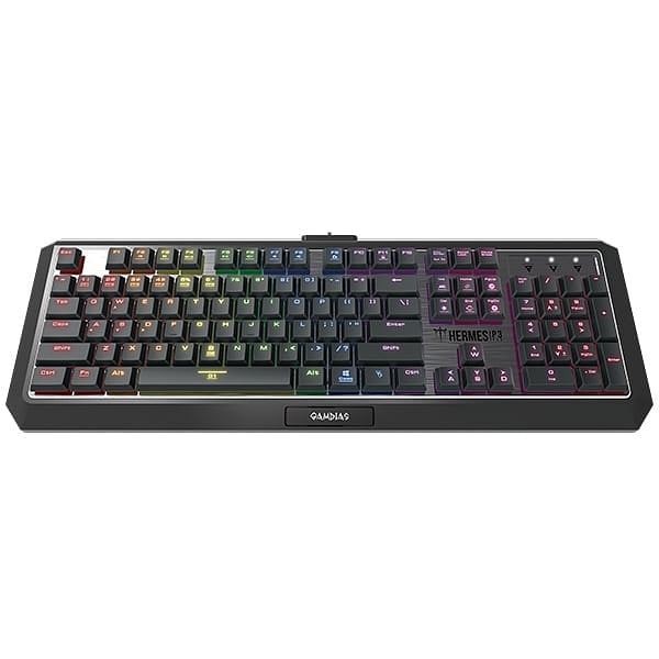 Gamdias Hermes P3 switch red RGB  Teclado