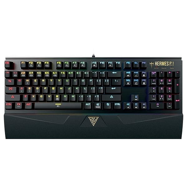 Gamdias Hermes P1 switch mecánico blue RGB  Teclado