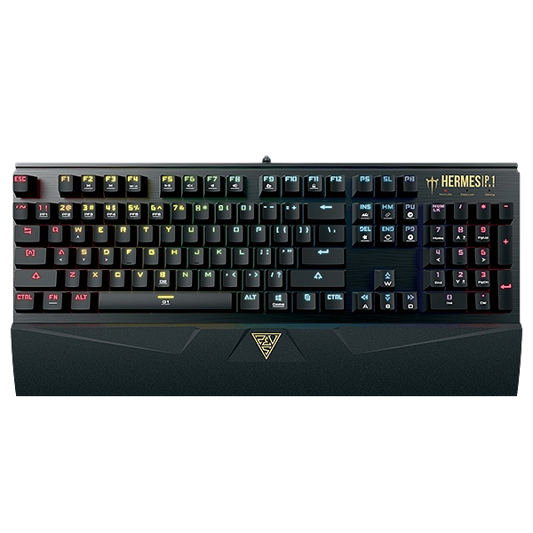 Gamdias Hermes P1 switch mecánico blue RGB  Teclado