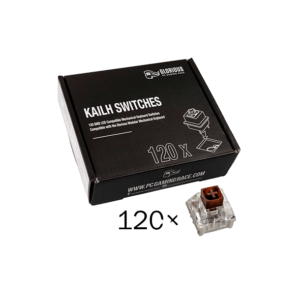 Glorious PC Gaming Race Pack 120 Switches Kailh Box Brown