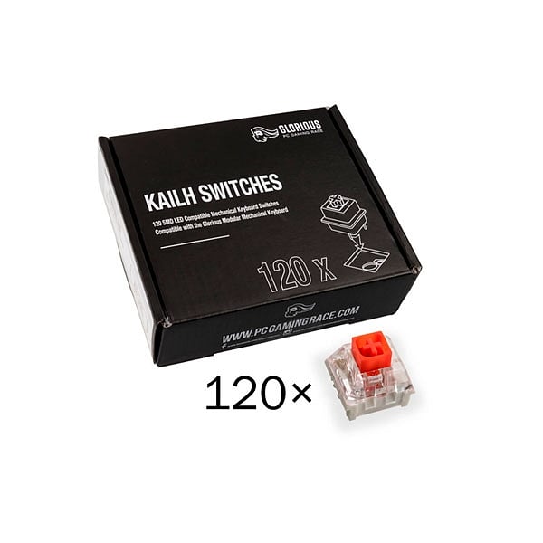 Glorious PC Gaming Race Pack 120 Switches Kailh Box Red