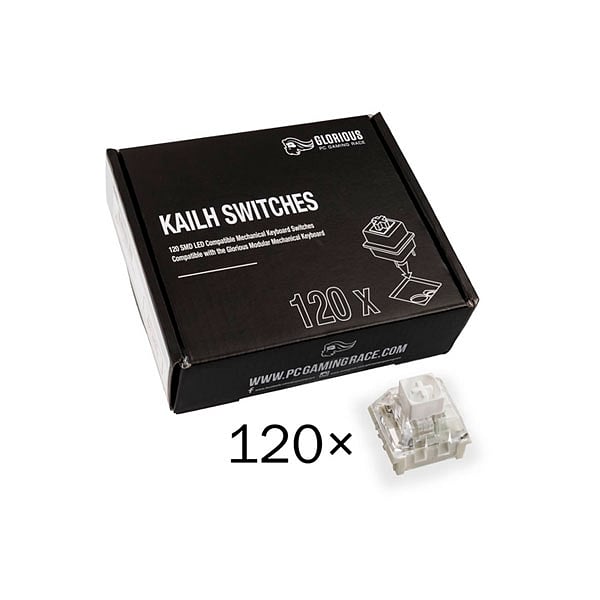 Glorious PC Gaming Race Pack 120 Switches Kailh Box White