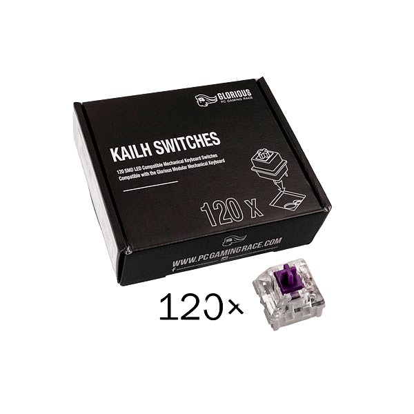 Glorious PC Gaming Race Pack 120 Switches Kailh Purple
