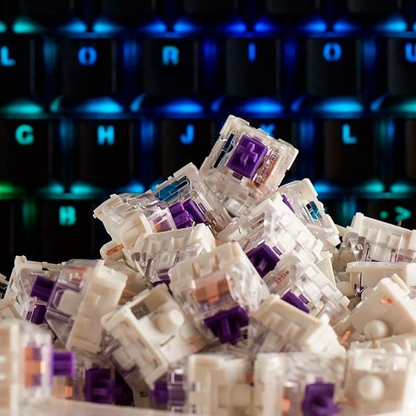 Glorious PC Gaming Race Pack 120 Switches Kailh Purple