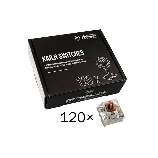 Glorious PC Gaming Race Pack 120 Switches Kailh Speed Bronze