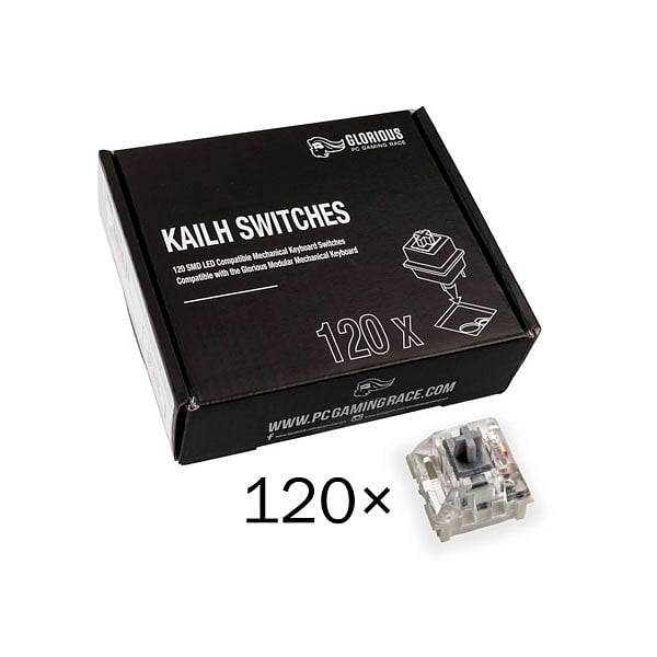 Glorious PC Gaming Race Pack 120 Switches Kailh Speed Silver