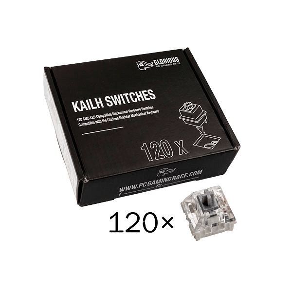 Glorious PC Gaming Race Pack 120 Switches Kailh Speed Silver