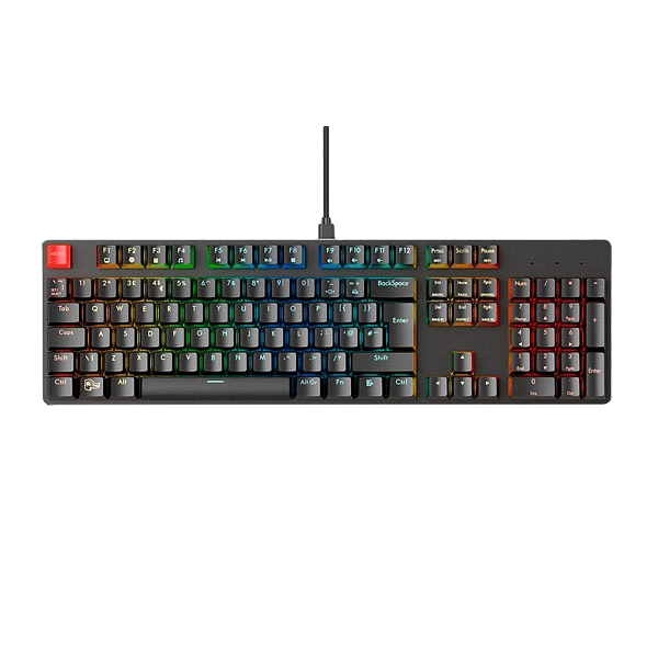 Glorious PC Gaming Race Keycaps ABS 105 Negro Layout UK