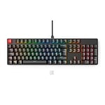 Glorious PC Gaming Race Keycaps ABS 105 Negro Layout UK