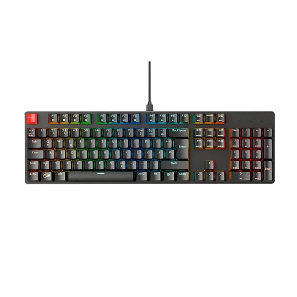 Glorious PC Gaming Race Keycaps ABS 105 Negro Layout DE