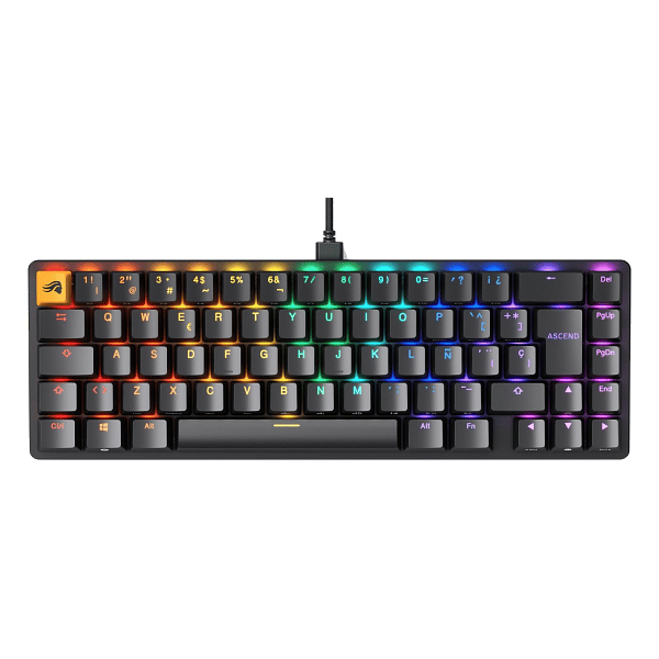 Glorious GMMK 2 Gaming Compact Fox Switch  Teclado mecánico