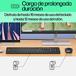 HP 230  Teclado y Ratón Inalámbrico Silencioso Negro