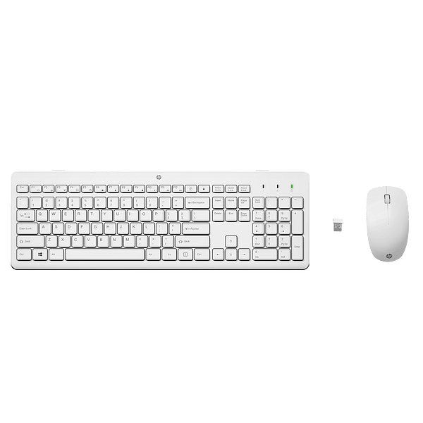 HP 230  Teclado y Ratón Inalámbrico Silencioso Blanco