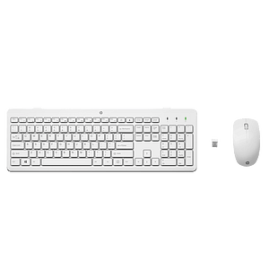 HP 230  Teclado y Ratón Inalámbrico Silencioso Blanco