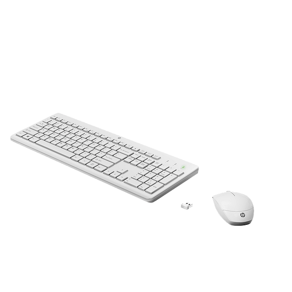 HP 230  Teclado y Ratón Inalámbrico Silencioso Blanco