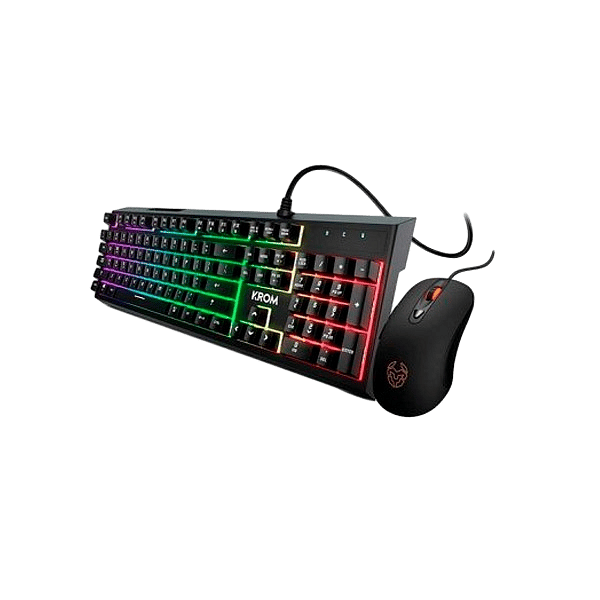 Krom Kaleido RGB  Kit Teclado y Ratón