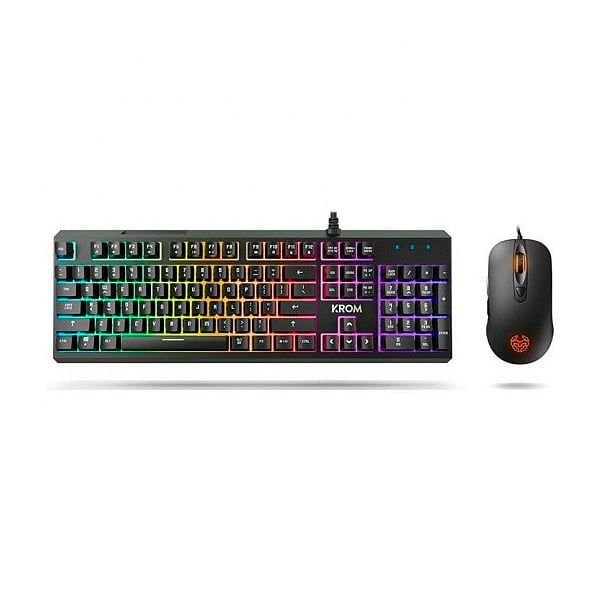 Krom Kaleido RGB  Kit Teclado y Ratón