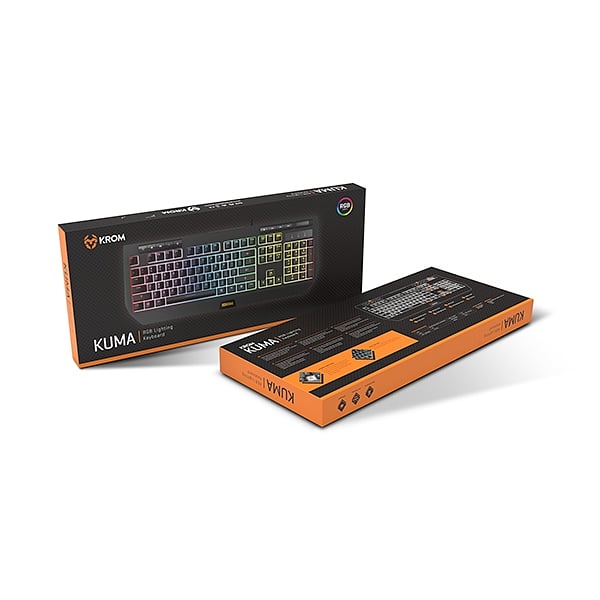 Krom Kuma RGB switches híbridos  Teclado