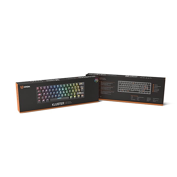 Krom Kluster RGB Compact RED inalámbrico  Teclado mecánico