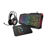 Krom Kritic combo gaming Teclado  Auriculares  Ratón  Alfombrilla  Pack Periféricos
