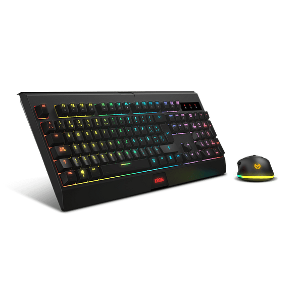 Krom Kabala Wireless RGB Gaming  Teclado y Ratón inalámbrico Switches membrana AntiGhosting