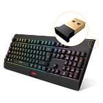Krom Kabala Wireless RGB Gaming  Teclado y Ratón inalámbrico Switches membrana AntiGhosting