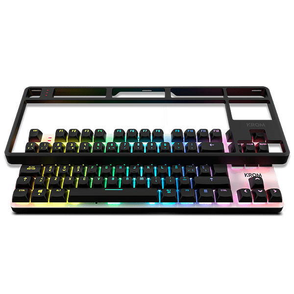 Kernel PRO RGB Gaming Wireless  Teclado mecánico Inalámbrico TKL Switches Outemu Red Hotswap Conectividad Trimodo