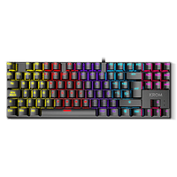 Krom Kasic RGB Gaming | Teclado mecánico TKL Switches Red Anti-Ghosting